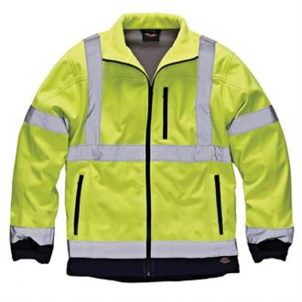 Hi-vis two tone soft shell jacket (SA2007)