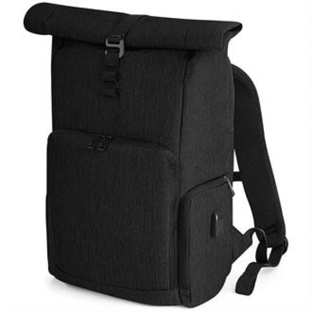 Q-tech charge roll-top backpack