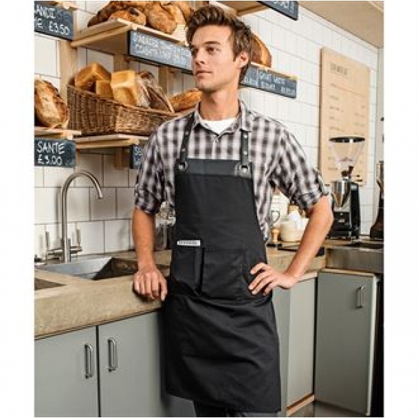 Espresso bib apron