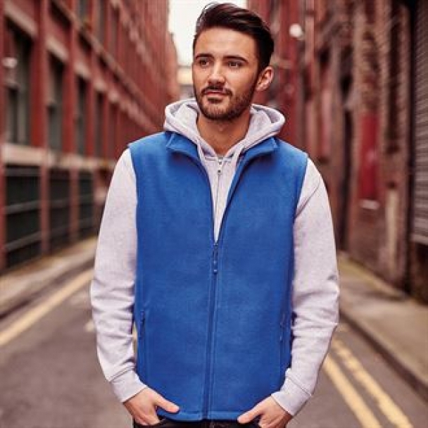 Outdoor fleece gilet