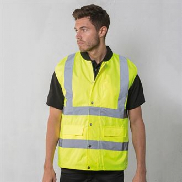 High-visibility bodywarmer