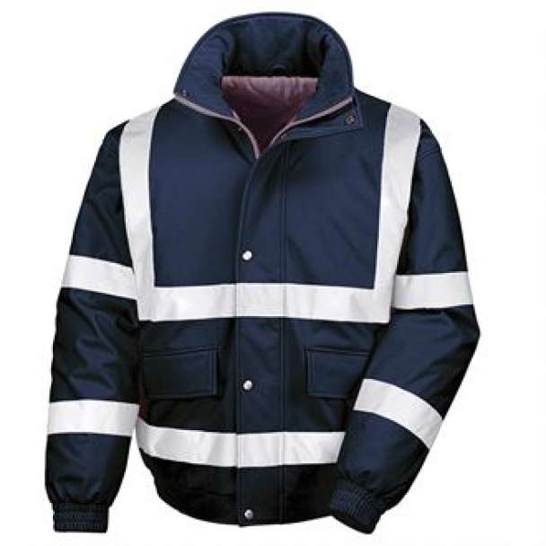 Safety padded softshell blouson