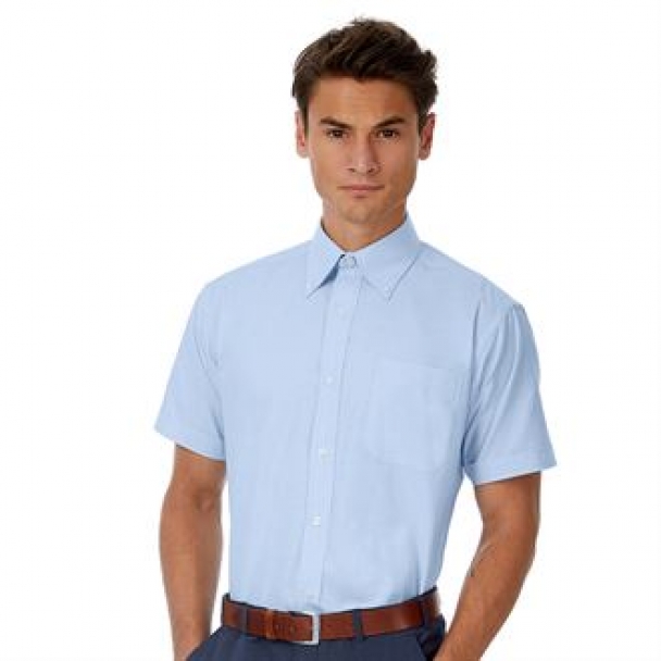 B&C Oxford short sleeve /men