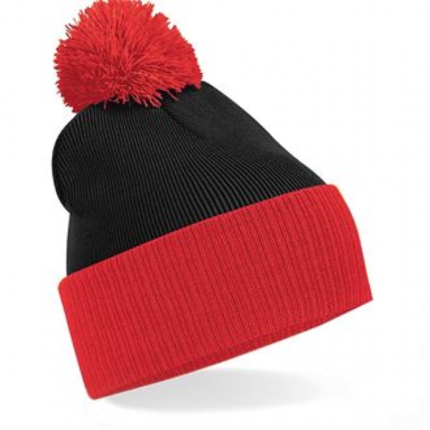 Snowstar two-tone beanie