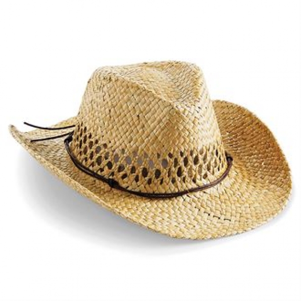 Straw cowboy hat