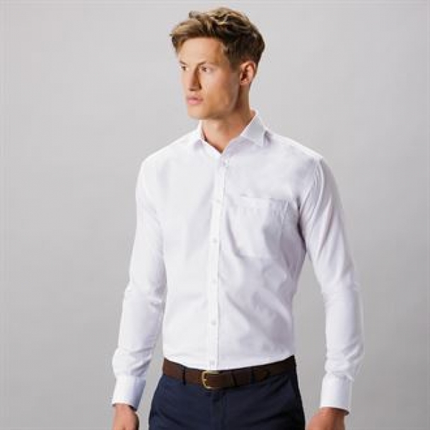 Premium non-iron slim fit shirt long sleeved