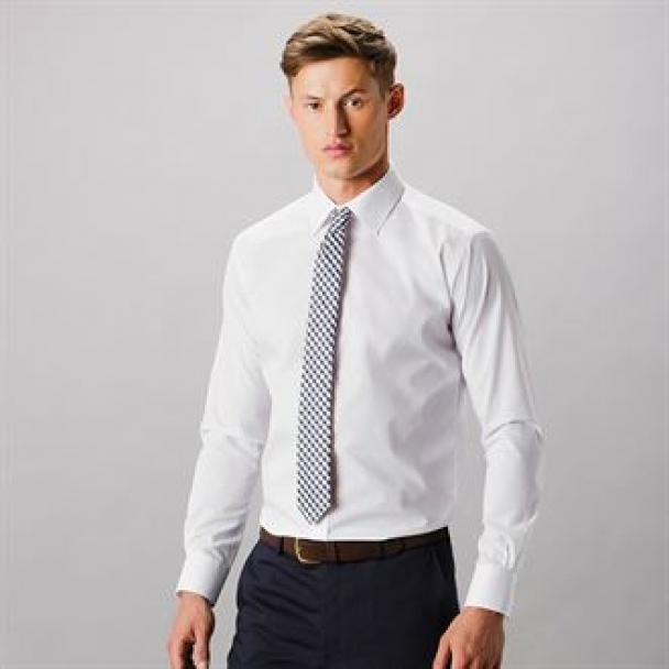 Slim fit business shirt long sleeve